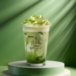 trà xanh đá tuyết
